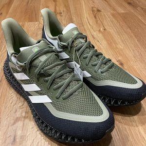 Adidas 4DFWD 2 Running Sneakers Focus Olive/Zero Metallic/Orbit Green Size 11.5